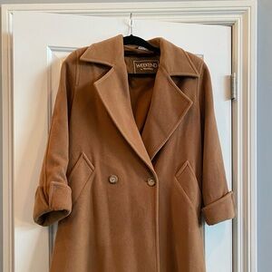 Weekend Max Mara Caramel Wool-Blend Coat